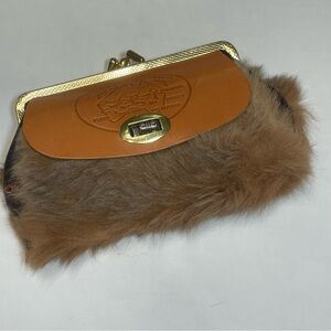 Vintage Clutch purse/wallet. Kangaroo souvenir of Australia. Pre-owned.